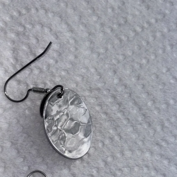 2 Pairs Drop Dangle Earrings Jewelry For Women Peach Colored & Blue/Green - Picture 6 of 7